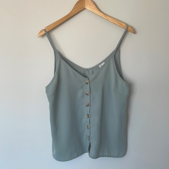 Tops - Blue Green‎ Tank Top